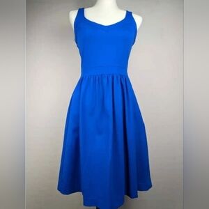 Royal Blue Sleeveless Dress